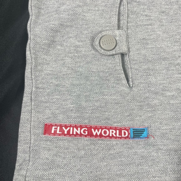 Little Bobdog Boys Gray Embroidered Patched Sweatshirt Size 14 - Picture 5 of 9